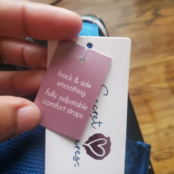 Secret Treasures Navy Blue Lace Detail Push Up Bra Size 36 DD NWT - Picture 7 of 10